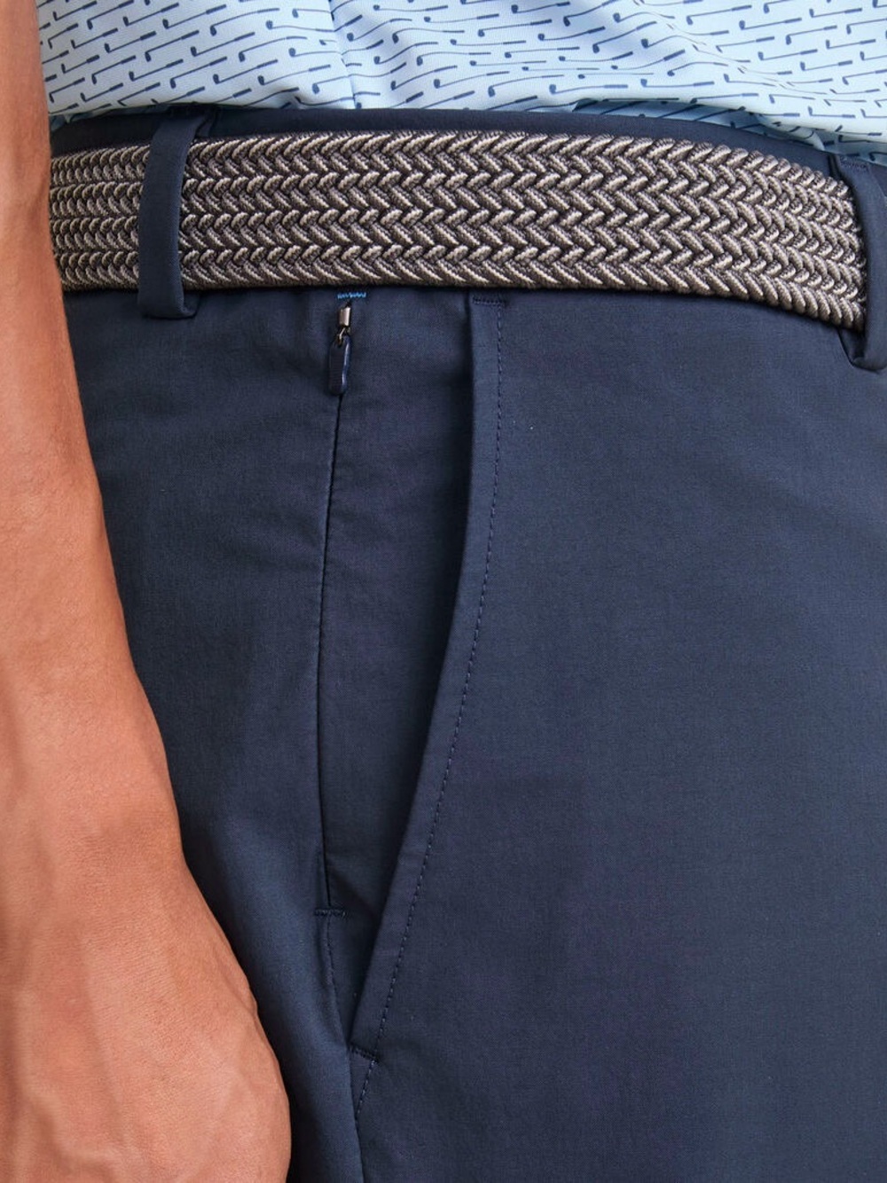 Vineyard Vines Men's On-The-Go Stretch Performance Pants Blue Blazer Navy 30x30 - Picture 4 of 15
